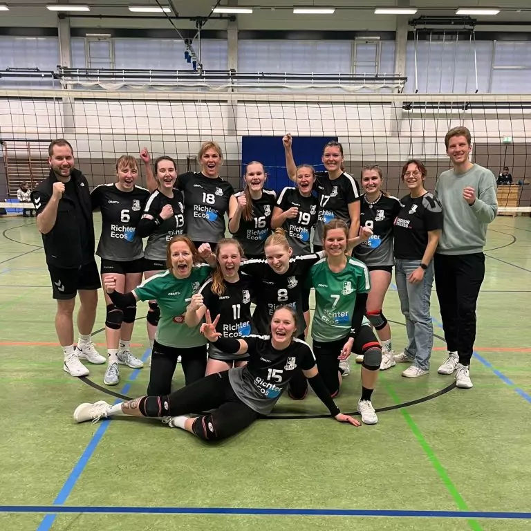 Mannschaftsfoto USV Halle Volleyball Damen 2
