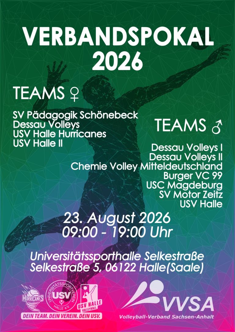 Verbandspokal des VVSA in Halle (Saale)